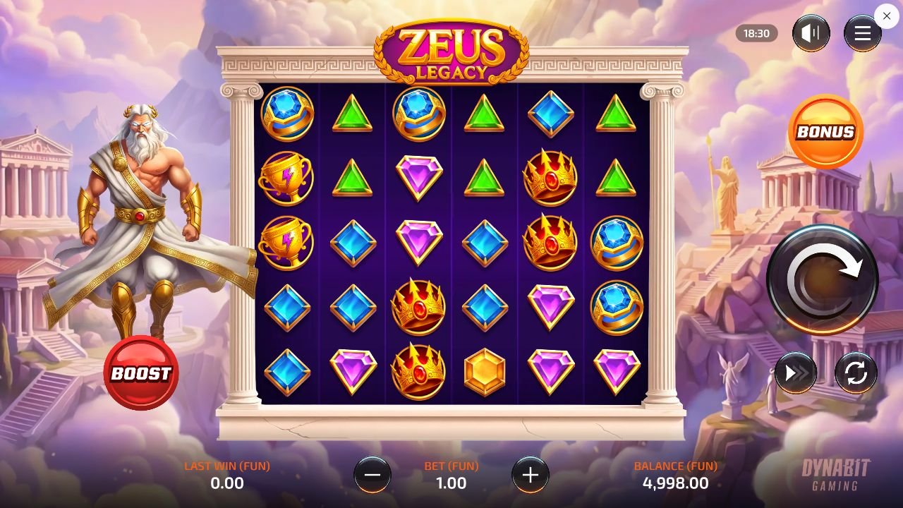 Zeus Legacy — Grundspiel