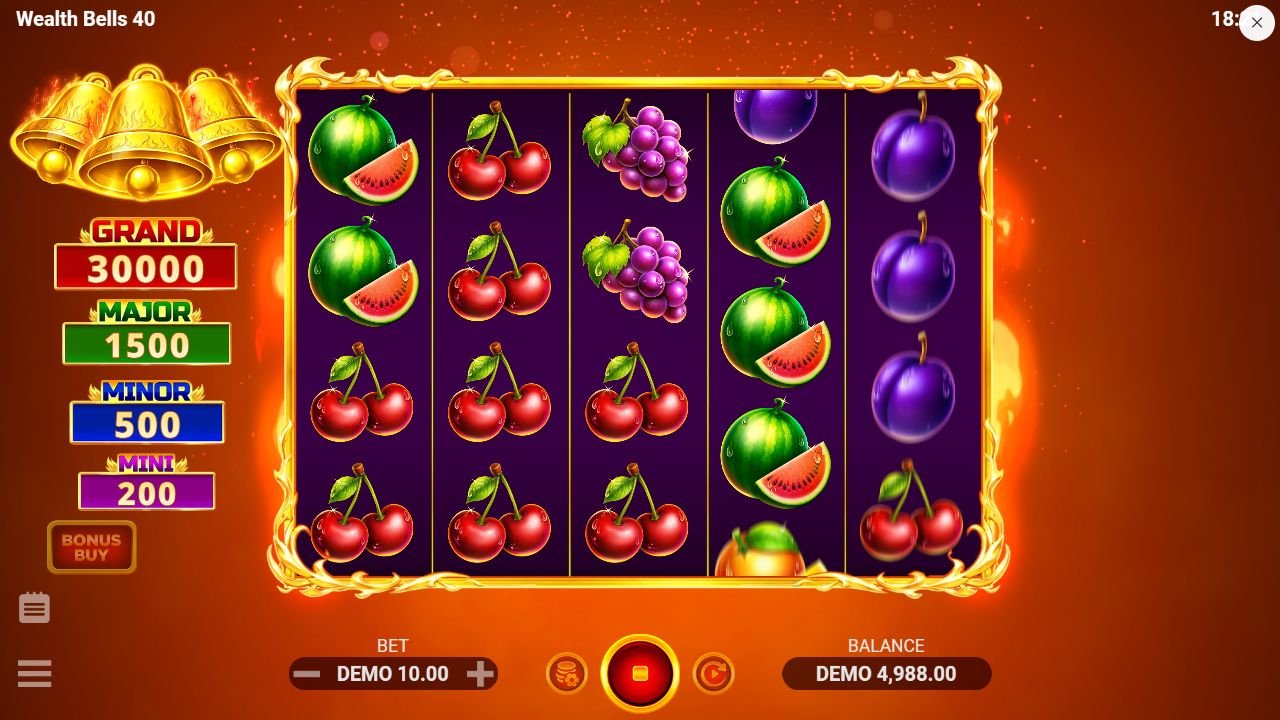 Wealth Bells 40 — Grundspiel