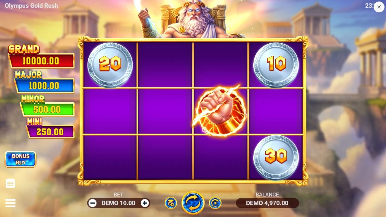 Olympus Gold Rush — Grundspiel