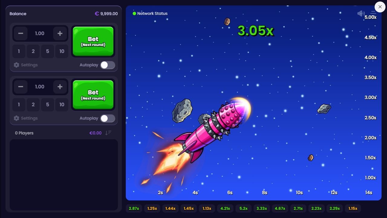 Big Pink Crash — Grundspiel