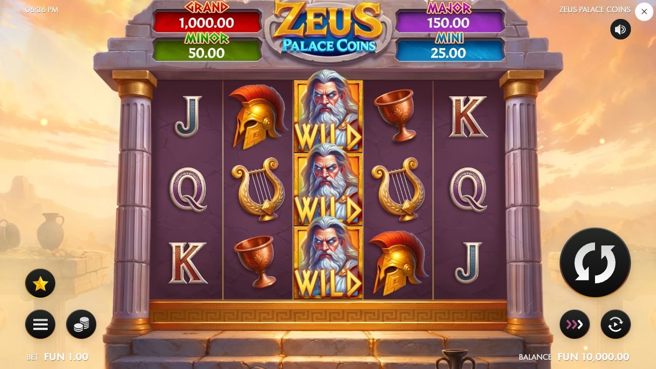 Zeus Palace Coins — Basis-Spin